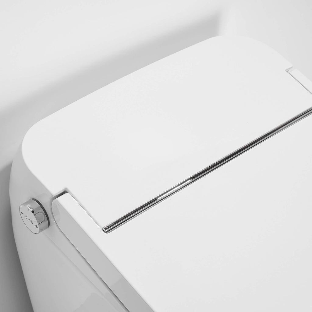 Smart Toilet with Auto Open Lid, Heated Seat & Jet Flush