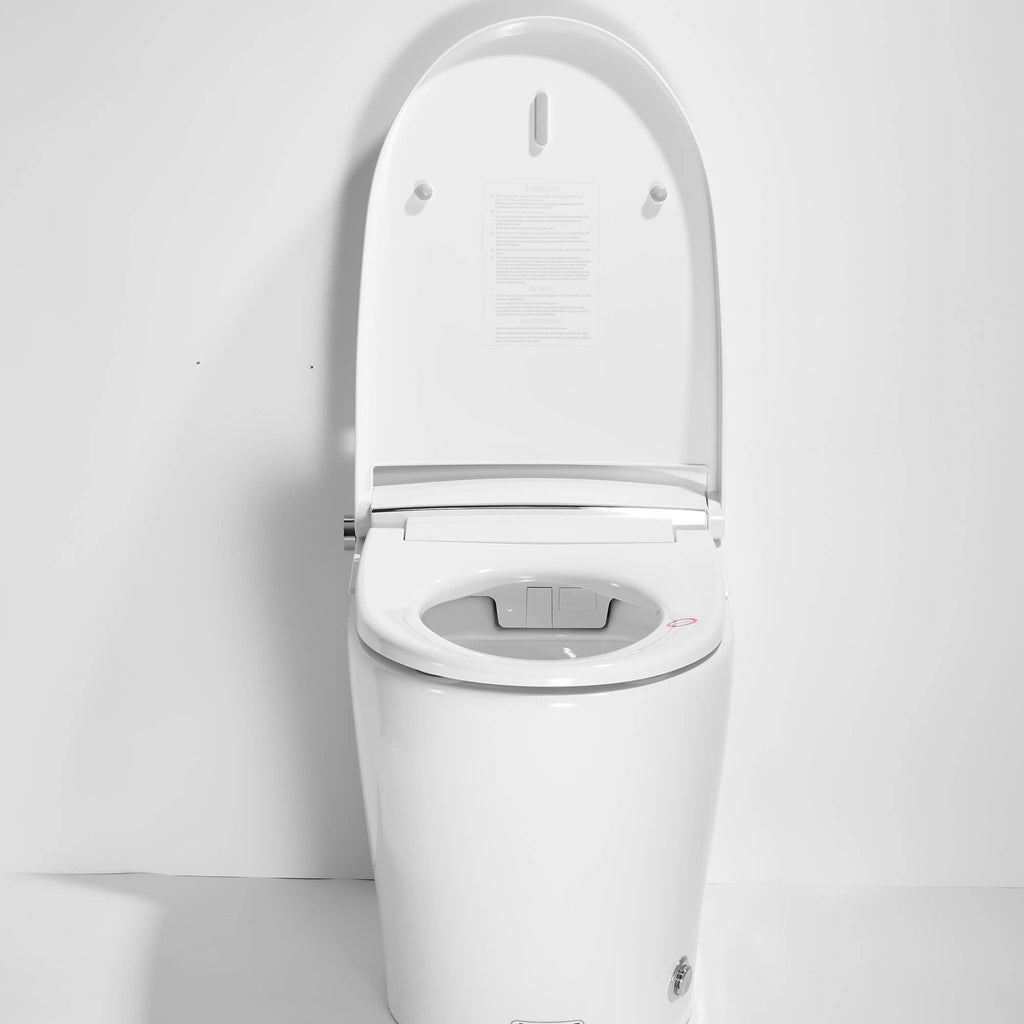 Smart Toilet with Auto Open Lid, Heated Seat & Jet Flush