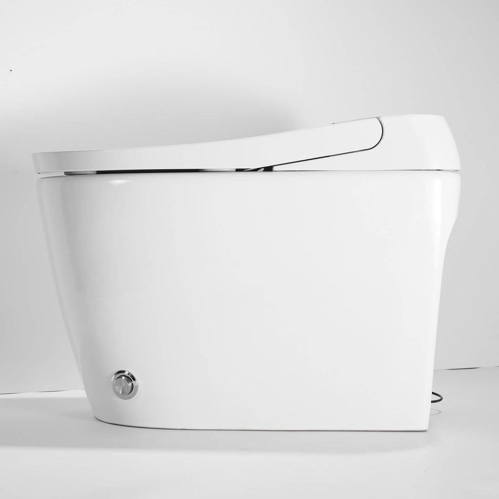 Smart Toilet with Auto Open Lid, Heated Seat & Jet Flush