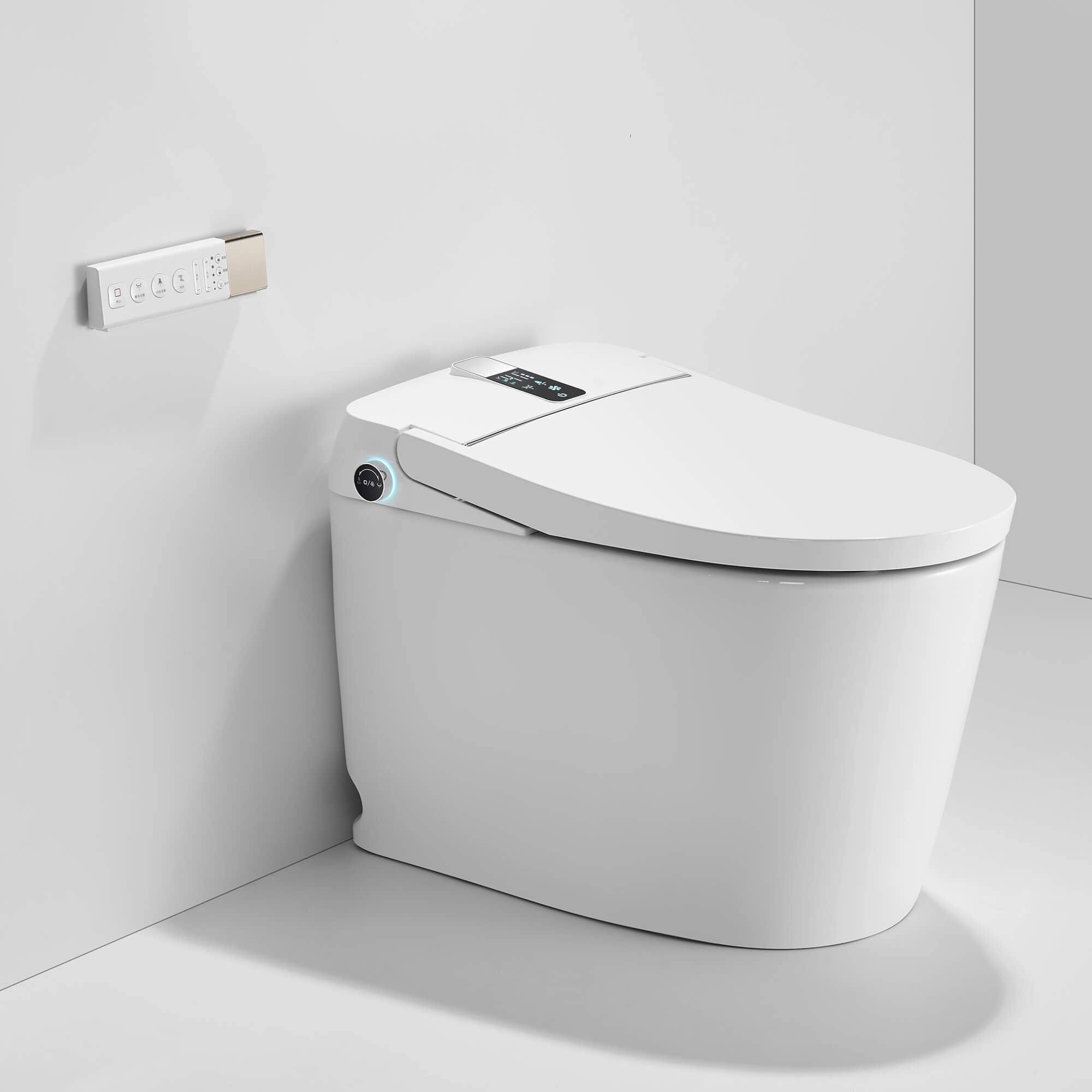 Luxury Smart Toilet with Auto Flush, Heated Seat & Bidet