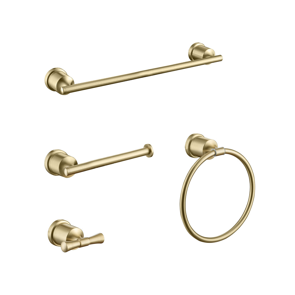 4-piece bathroom hardware set