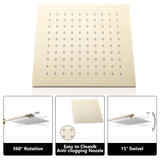 Pressure-Balanced Shower Kit with 10-Inch Rain Head