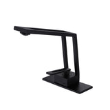 Geometric Single-Handle Faucet with Sculpted Open Frame