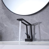 Contemporary Creative Design Bathroom Faucet Matte Black Lavatory Vanity Mixer Tap JK0071