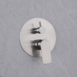 Wall-Mounted Shower System with Rain Shower Head and Handheld Shower