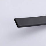 Curved Waterfall Spout Faucet with Wall Controls