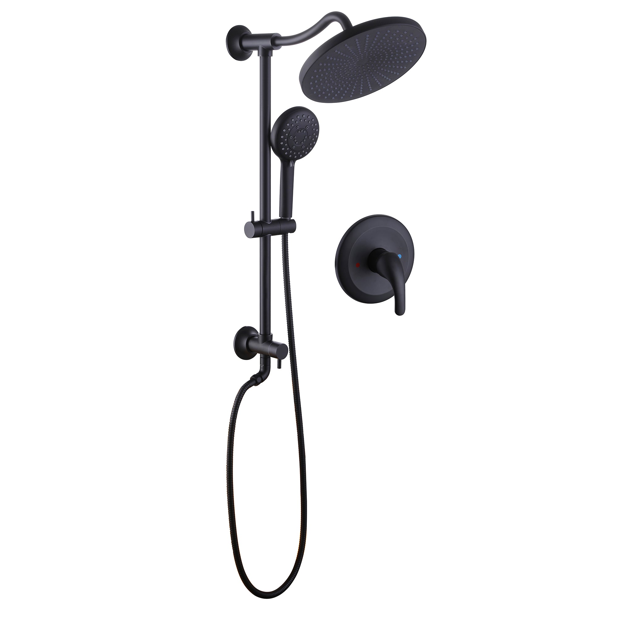 5-Setting Rain Shower Faucet with Handheld
