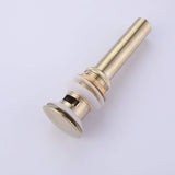 Bathroom Sink Pop-Up Drain with Overflow Solid Brass Universal Sink Drain Stopper
