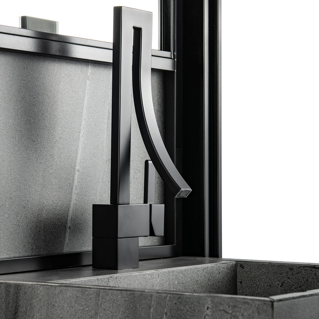 Architectural Style Mixer Tap with Hollowed Spout