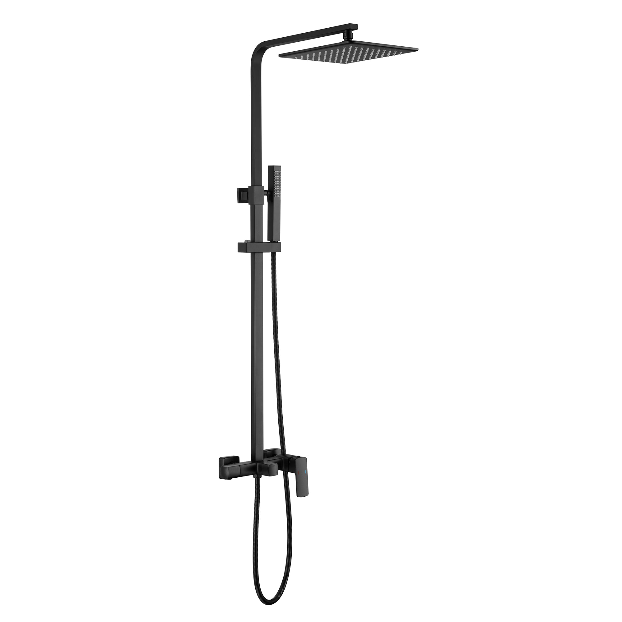 3-Function Shower System with Rainfall Shower Head Handheld Sprayer and Tub Spout Wall-Mounted