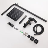 3-Function Shower System with Rainfall Shower Head Handheld Sprayer and Tub Spout Wall-Mounted