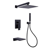 3-Function Shower System Black