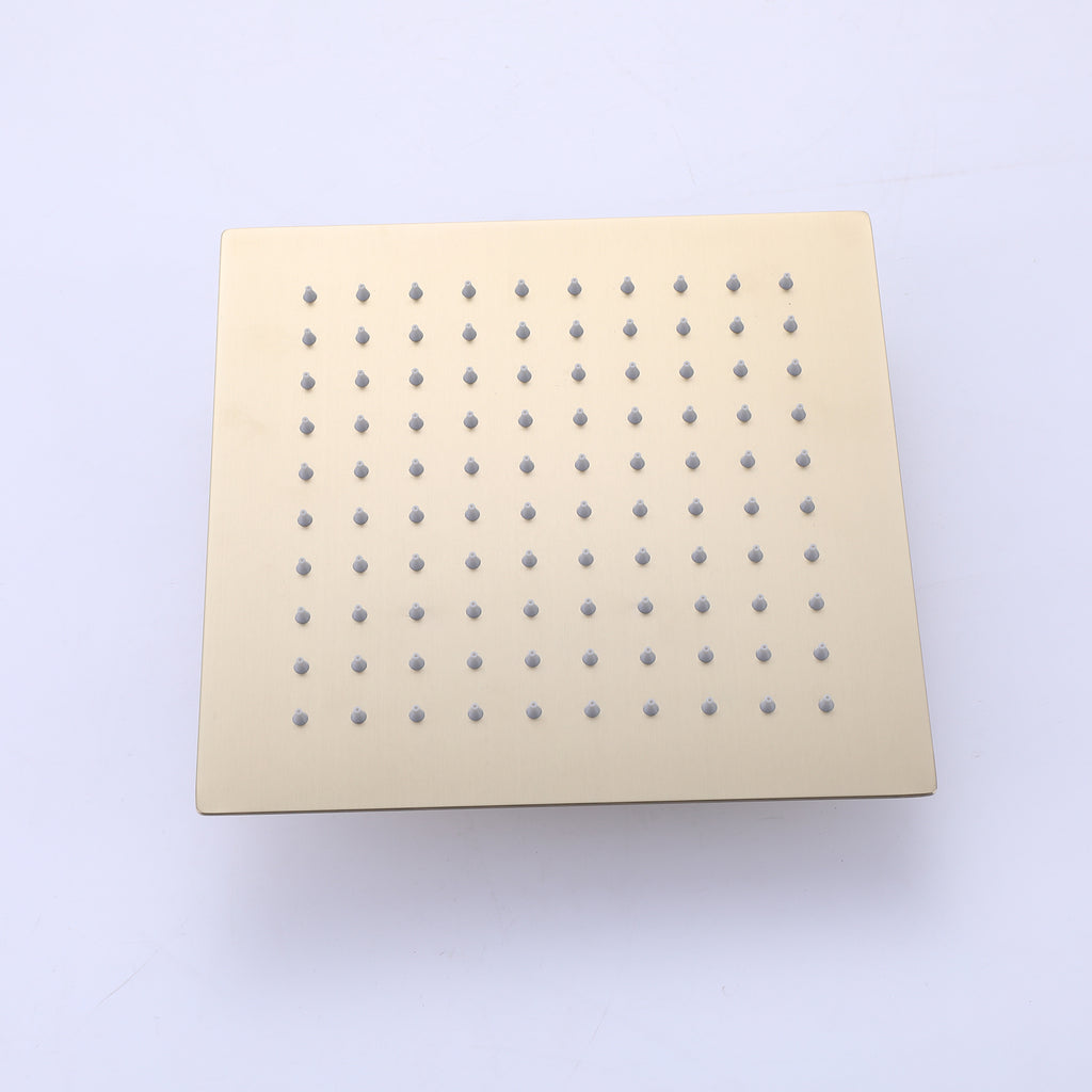 High-Pressure Square Stainless Steel Rain Shower Head