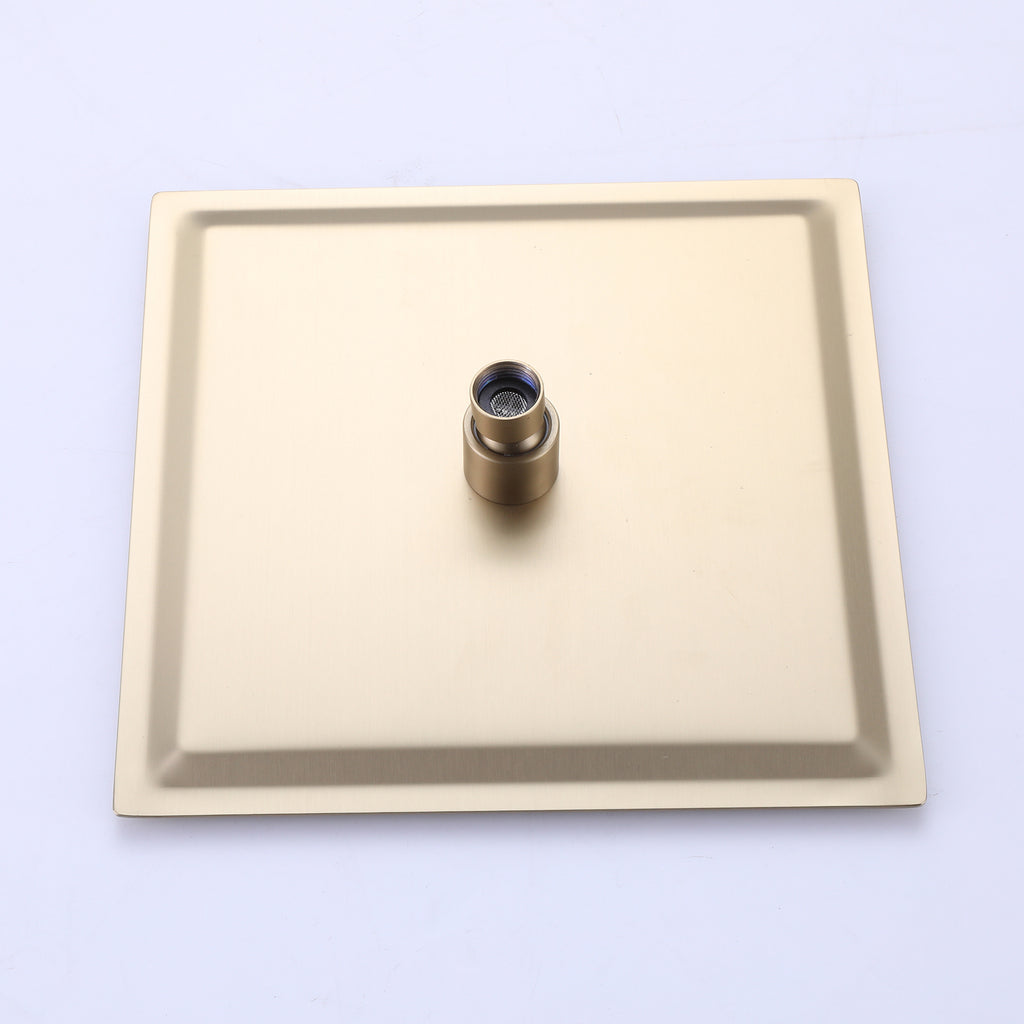 High-Pressure Square Stainless Steel Rain Shower Head