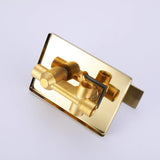 Wall-Mounted Bathtub Faucet with Hand Shower and Minimalist Control Panel