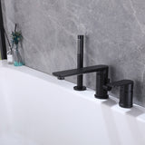 Bathtub Faucet with Handheld Shower Rotatable Spout RB1054