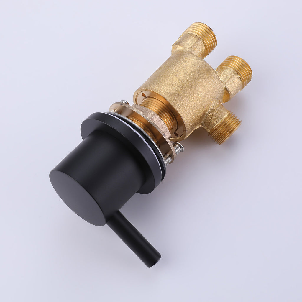 Deck-Mounted 4-Hole Tub Filler with Dual Handles and Handheld Shower