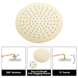 wall mounted shower system adjustable head