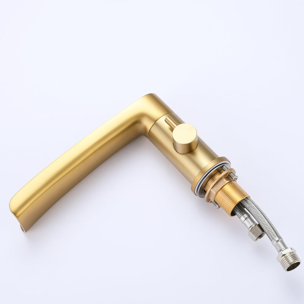 Deck-Mounted Roman Tub Faucet with Waterfall Spout and Handheld Shower
