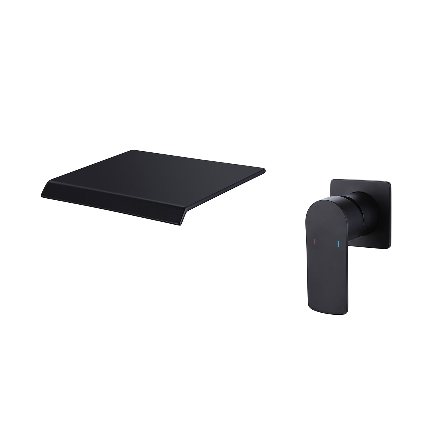 Wall-Mounted Wide Mouth Waterfall Faucet