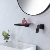 Waterfall Bathroom Lavatory Faucet with Wide Spout RB1092