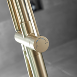 golden freestanding bathtub faucet switch icon