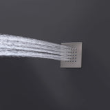 High-End Thermostatic Shower System with LED Waterfall Rainfall Shower Head