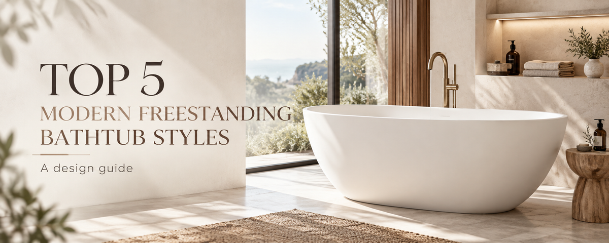 5 Modern Freestanding Bathtub Styles: Which One Fits Your Bathroom?
