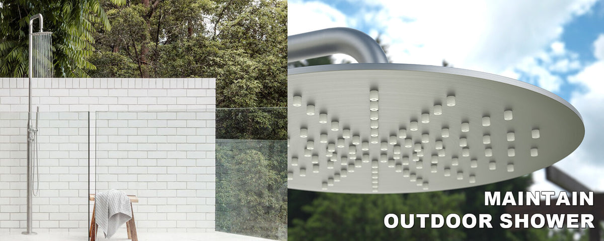 Freestanding Outdoor Shower