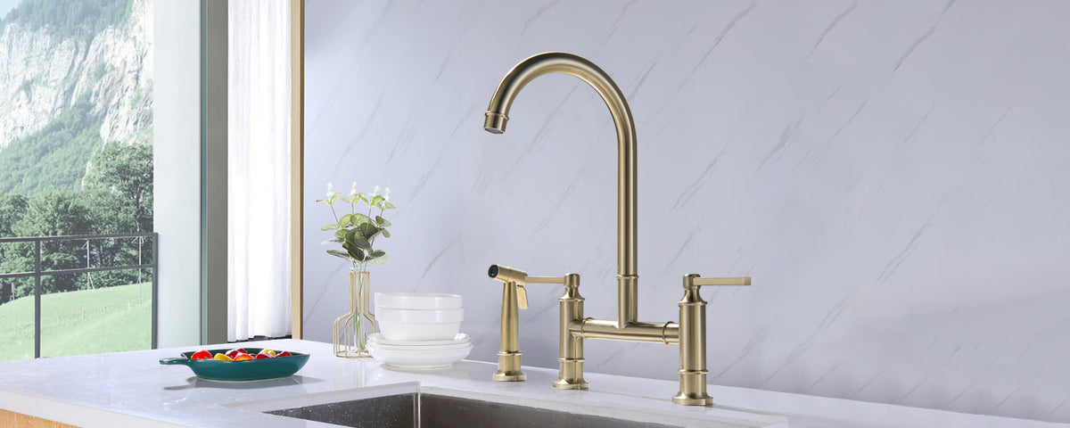 Kitchen Faucet with Side Spray