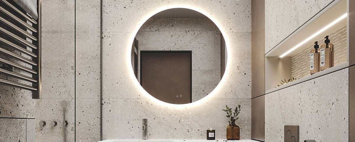 Round LED Bathroom Mirror