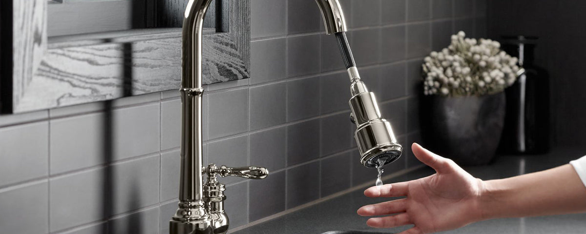 Leaking pull-out kitchen faucet