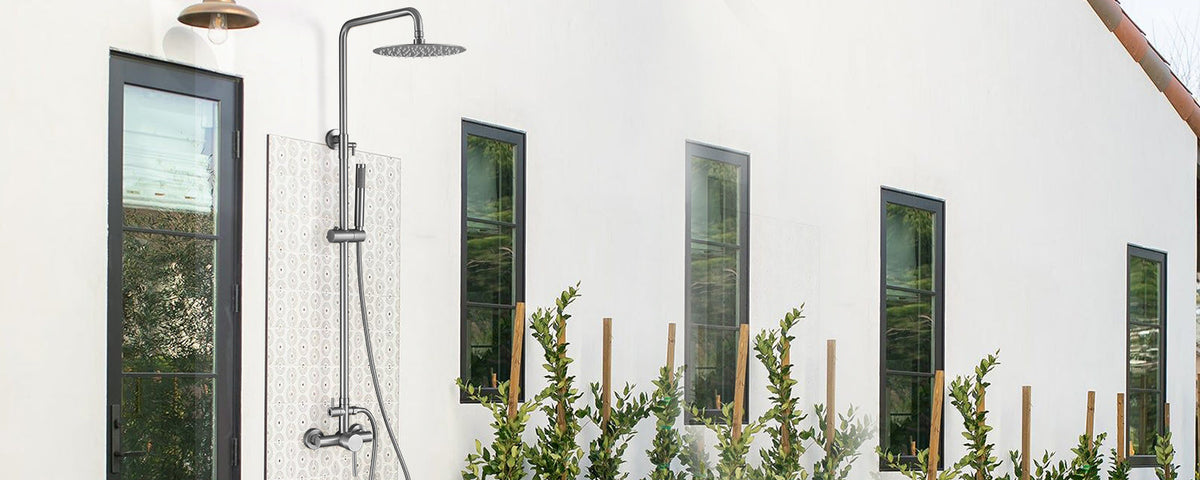 Transform Your Outdoor Space: Enhance Your Garden with a Stylish Outdoor Shower Faucet