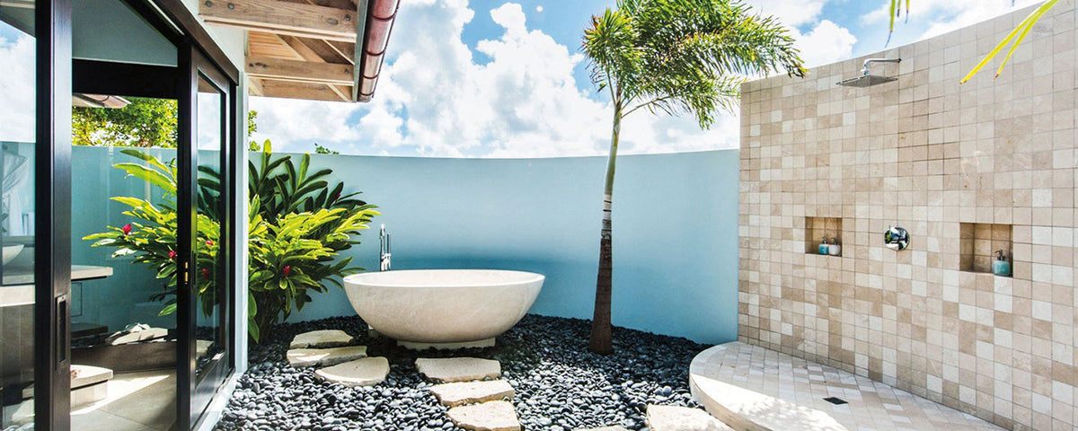 outdoor shower