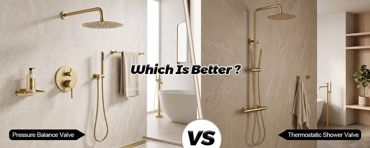 Pressure Balance vs Thermostatic Shower Valve: Which Is Better?