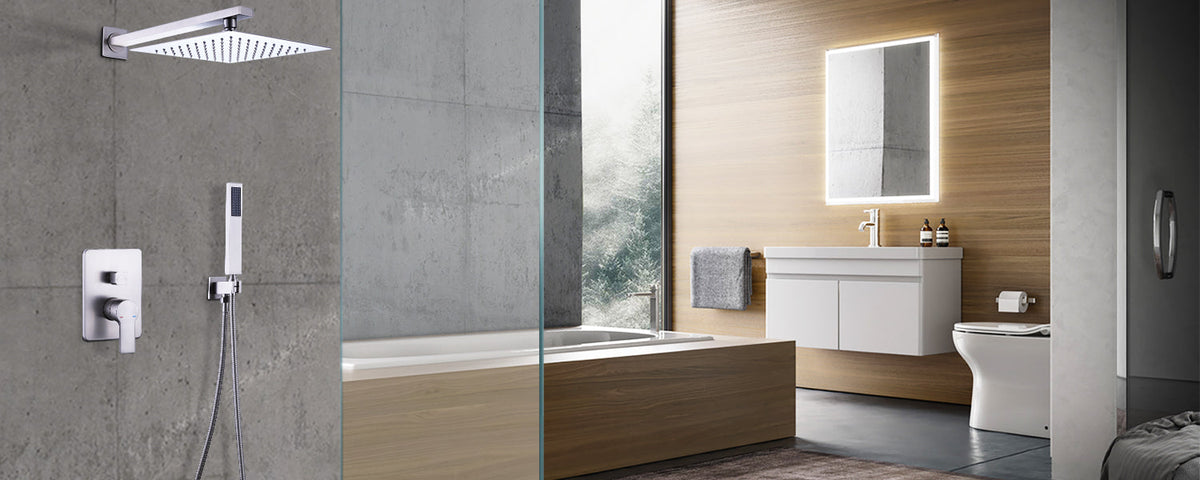 Shower System with Pressure Balance Valve