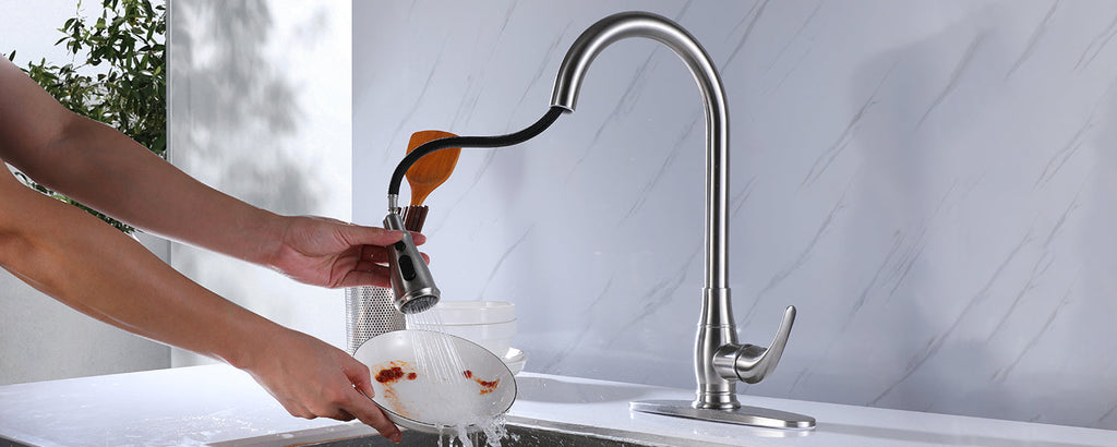RBROHANT Modern Kitchen Faucet with Pull-Out Sprayer: The Ultimate Kitchen Upgrade