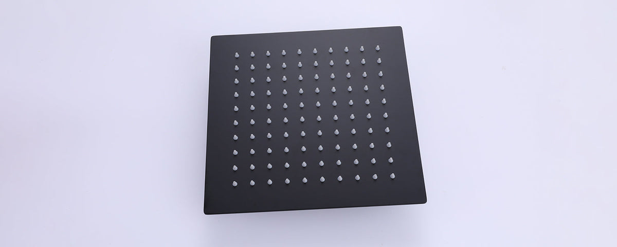 Black shower head
