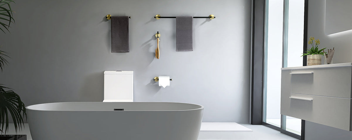Wall Mount Bathroom Hardware Set