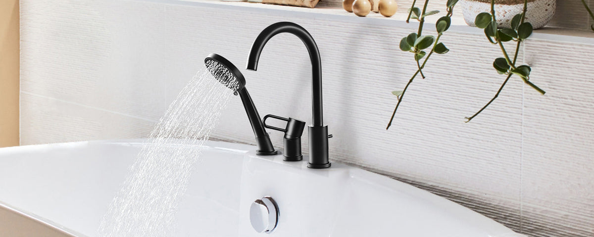 Tub Faucet with Handheld Shower
