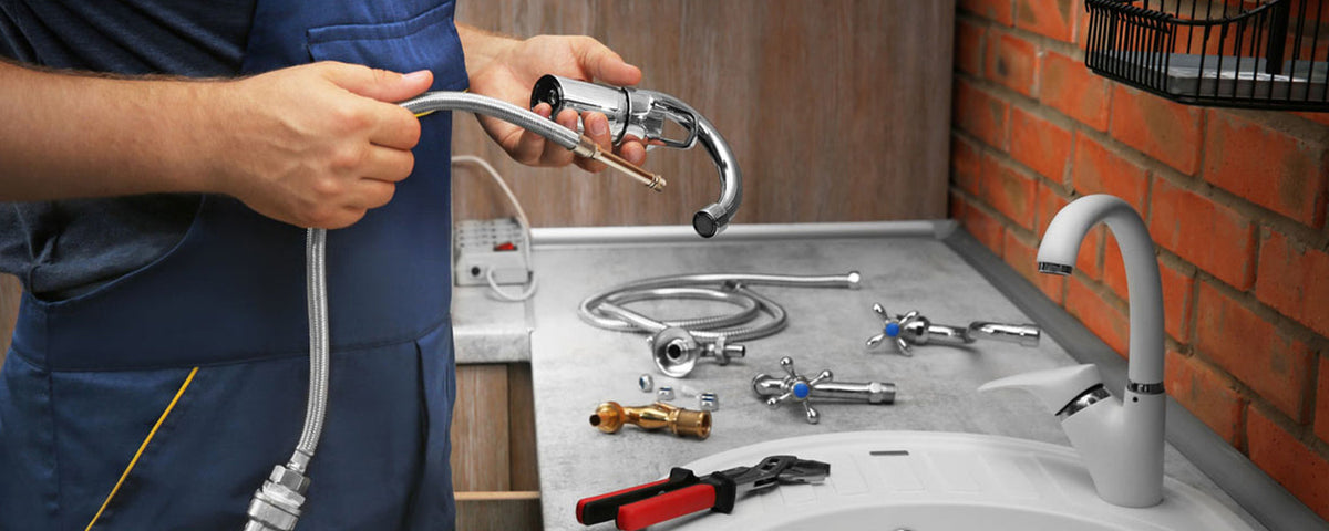 disassemble a single hole basin faucet