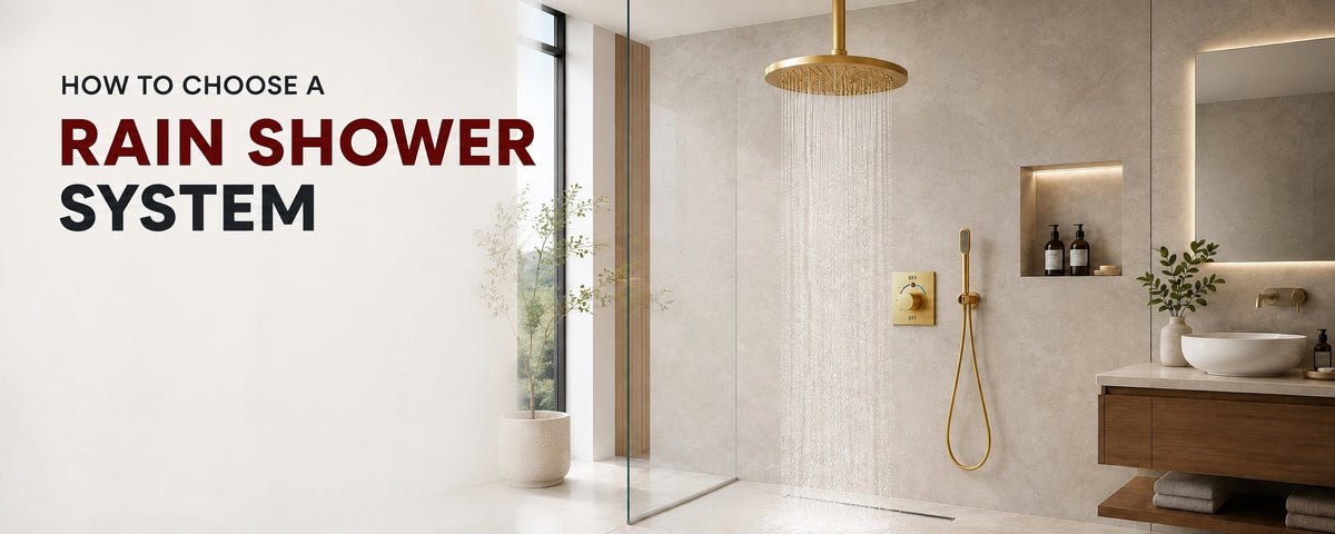 How to Choose a Rain Shower System: Size, Pressure & Mounting Guide