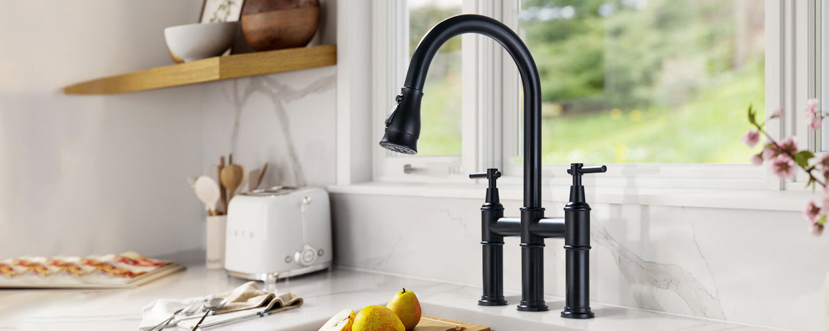 kitchen faucet with convenient sprayer