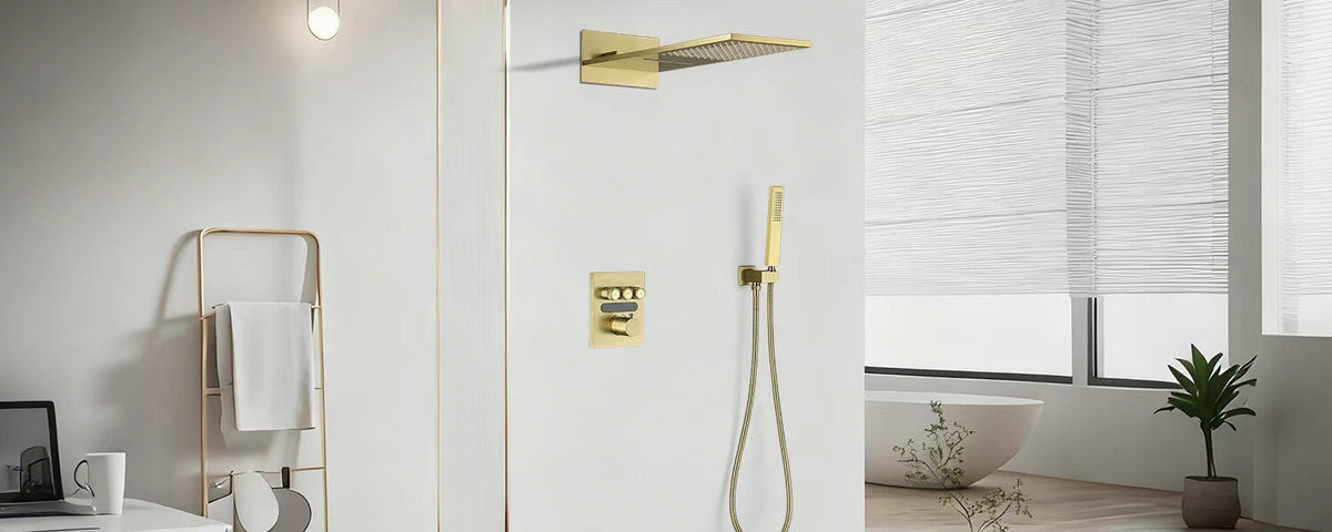modern shower system