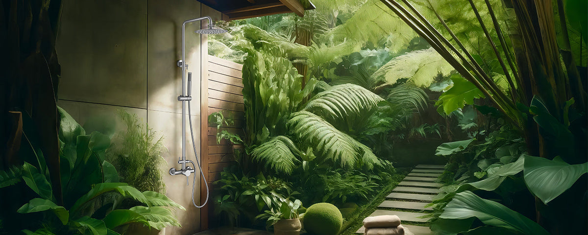 outdoor shower