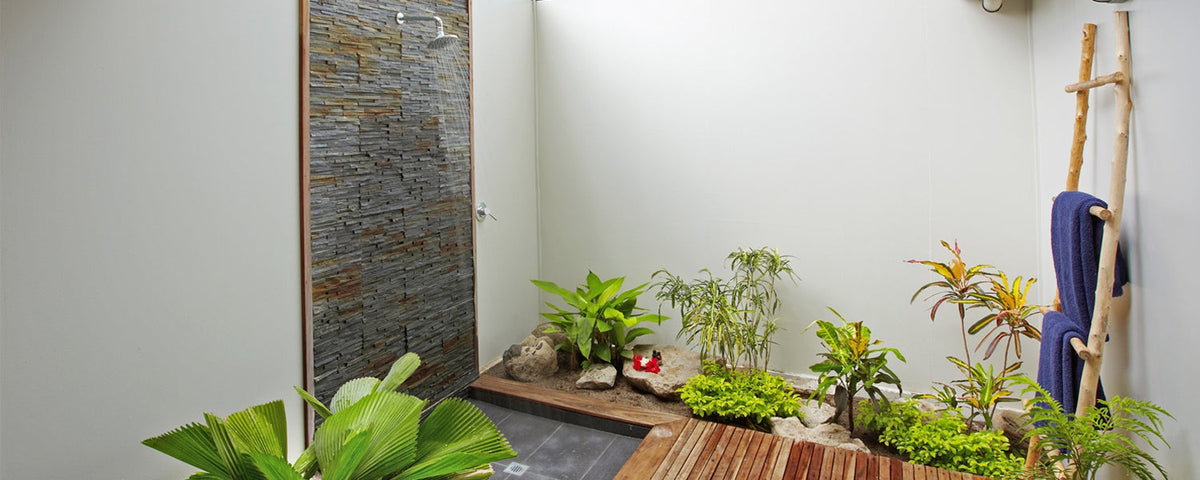 outdoor shower