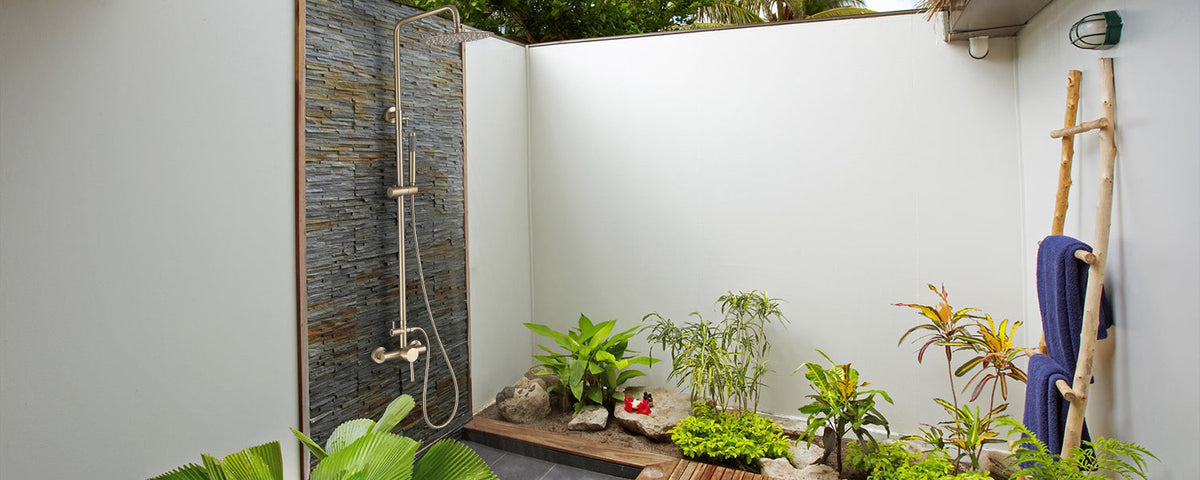 outdoor shower