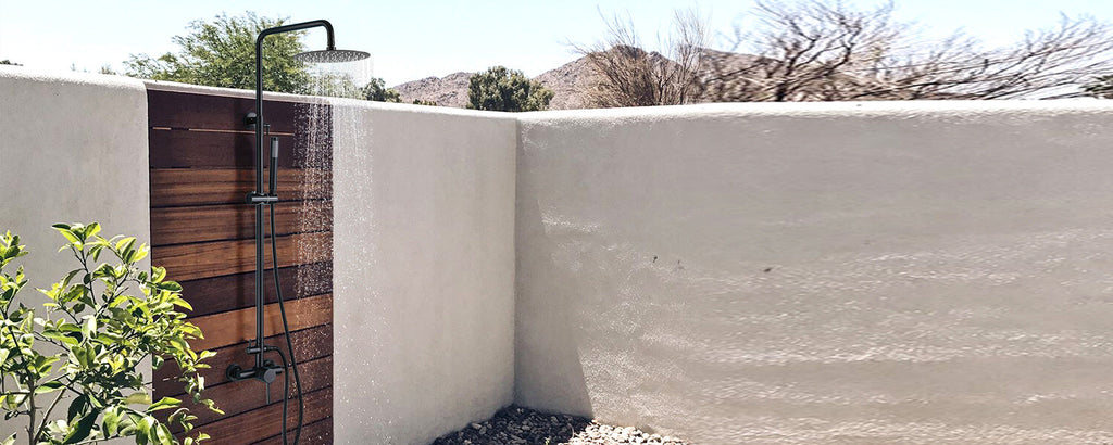 10 Outdoor Shower Design Ideas for Backyards, Pools & Gardens