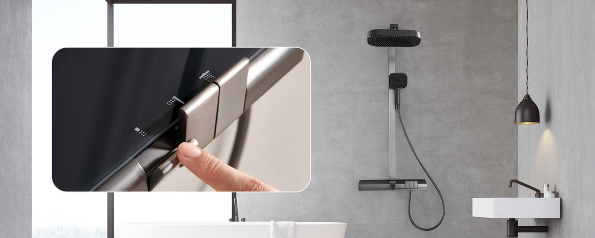 rainfall piano key shower