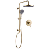 Shower System with Slide Bar Adjustable Hand Shower Slide Bar